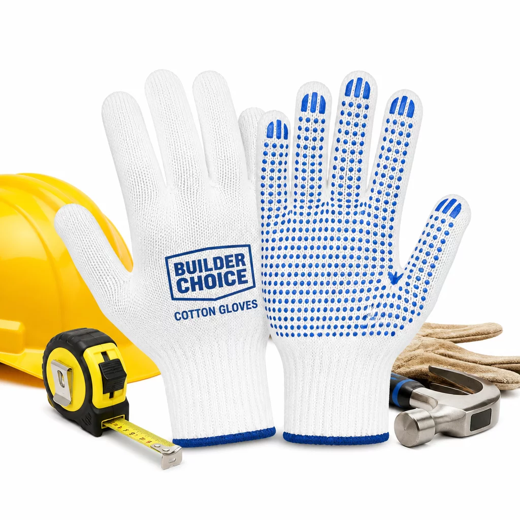 Builder Choice Cotton Gloves