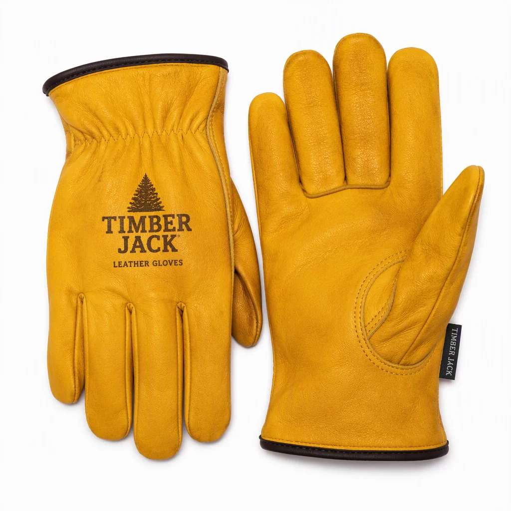 Timber Jack Leather Gloves